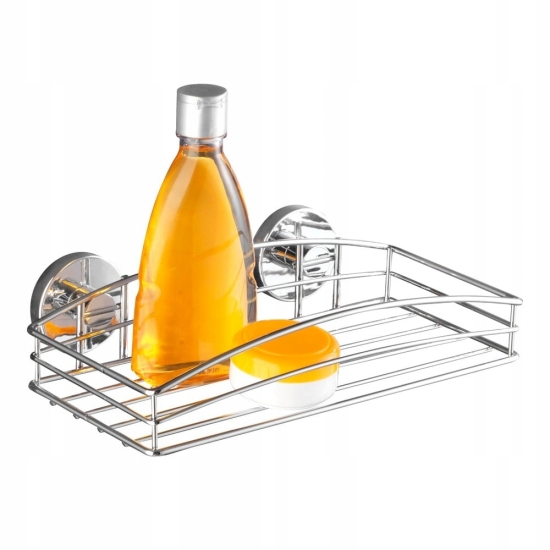 WENKO 20883100 Koszyk prysznicowy i wózki Stal Ścienny