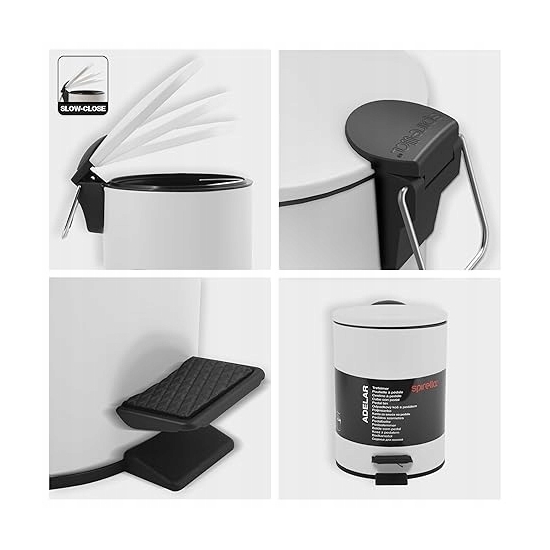 Kosz łazienkowy Spirella, 3 L