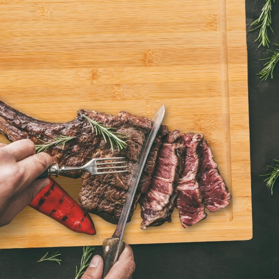 Deska do krojenia Relaxdays bambus 2 szt.