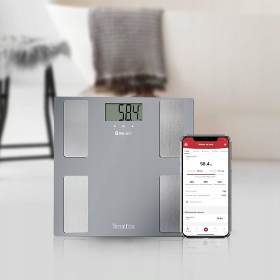 Waga łazienkowa cyfrowa Terraillon Wellness Coach 160 kg