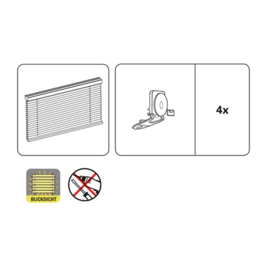 Roleta plisowana Gardinia 70cm x 130cm