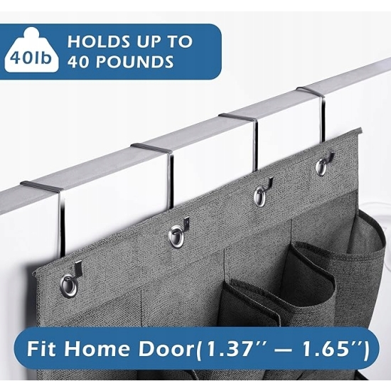 MISSLO Tkanina nad drzwiami stojak na buty do garderoby