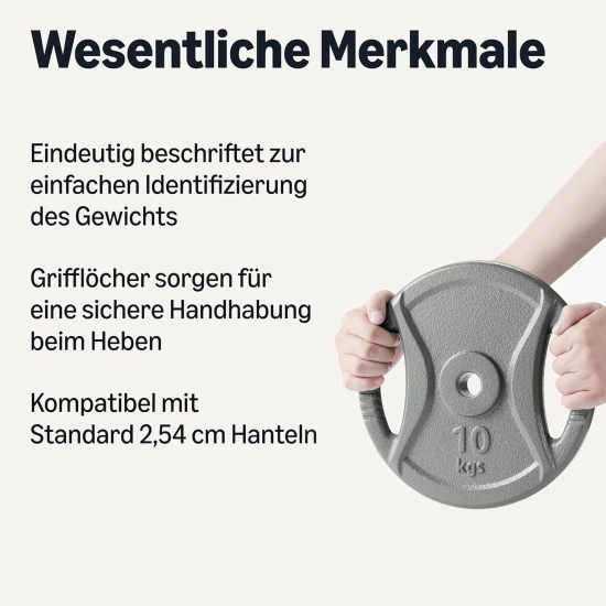 Talerz Żeliwny 10kg Amazon Basics