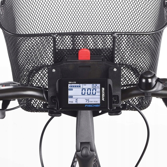 Kosz rowerowy przedni FISCHER czarny