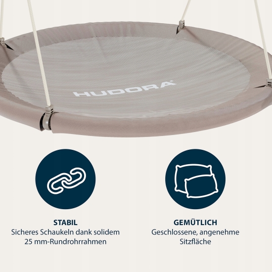 Huśtawka ogrodowa wisząca Hudora 110 x 110cm