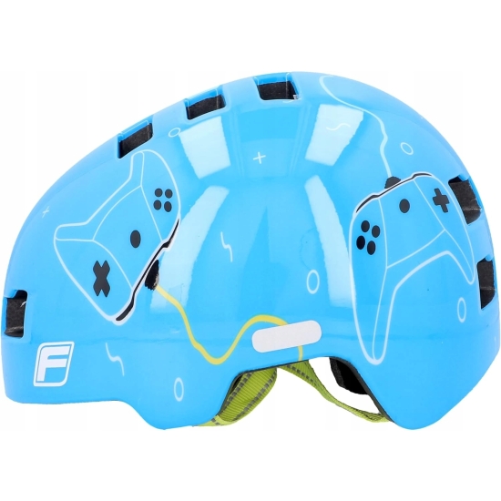 FISCHER BMX kask dziecięcy z wbudowanym tylnym światłem LED