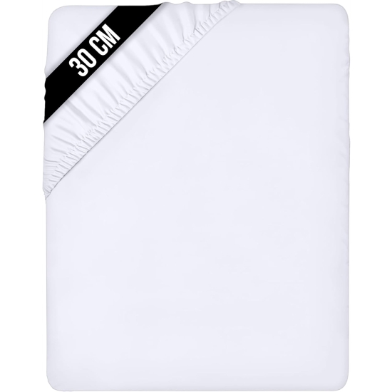 Prześcieradło z gumką Utopia Bedding mikrofibra 180 x 200 cm