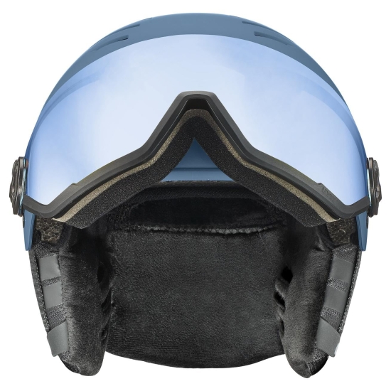 Uvex wanted visor 54-58cm stone blue matt Kask narciarski UVEX