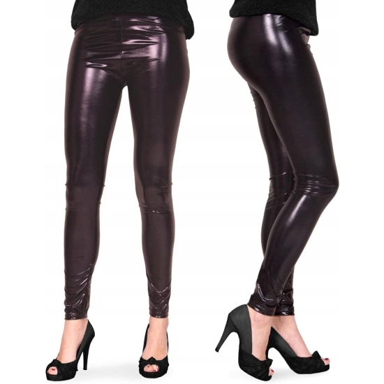 Folat - Legginsy Metallic Black S/M