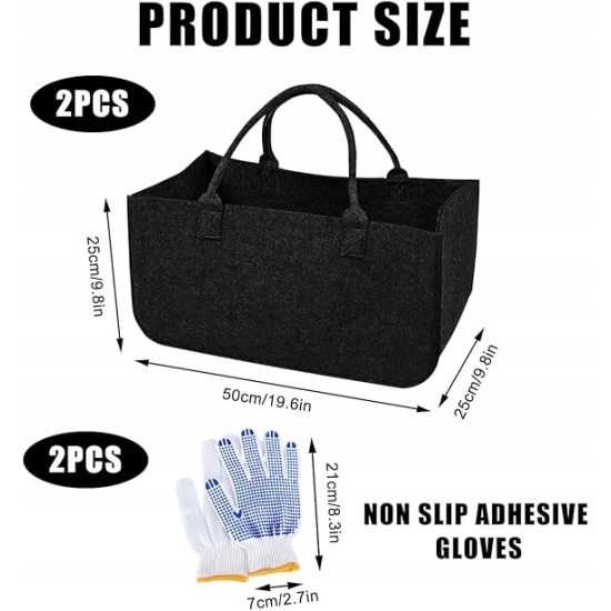 ZESTAW 2 TOREB FICLOWYCH 50 x 25 x 25 cm