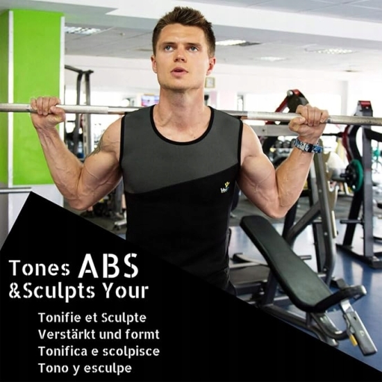 Bluza wyszczuplająca VeoFit Fitness odchudzająca XL