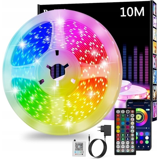 REALKY TAŚMA LED 10M RGB SMART BLUETOOTH 148131