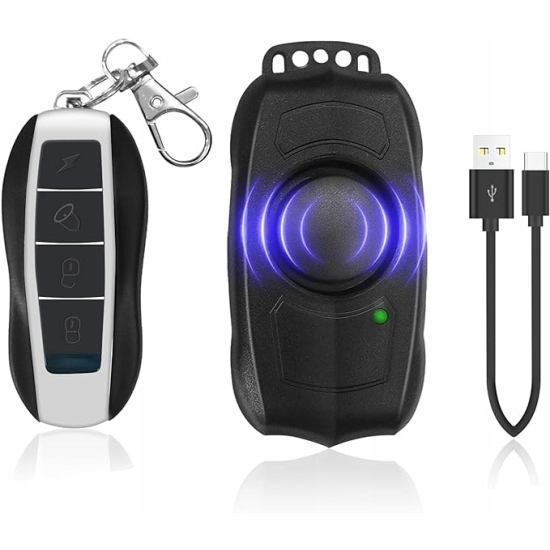 Alarm rowerowy z pilotem