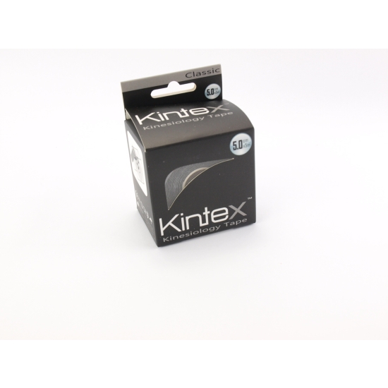 Taśma do kinesiotapingu Kintex 5 cm x 5 m czarny