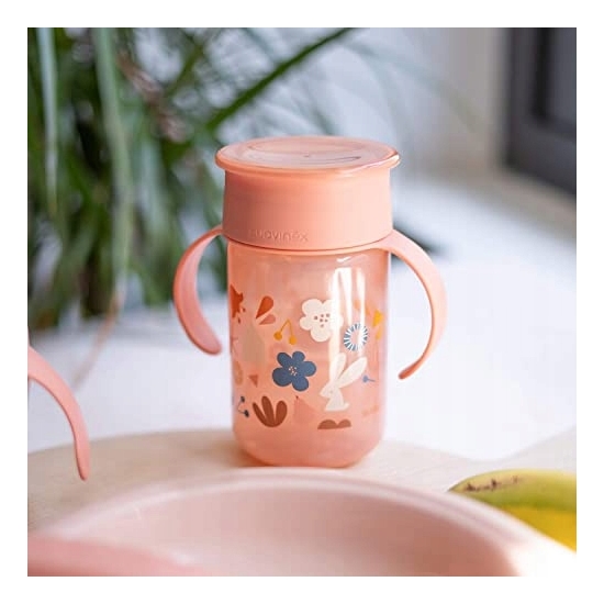 Butelka Suavinex 340 ml różowa