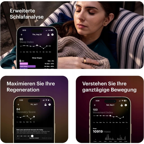 Ring AIR - Zaawansowane śledzenie snu Ultrahuman