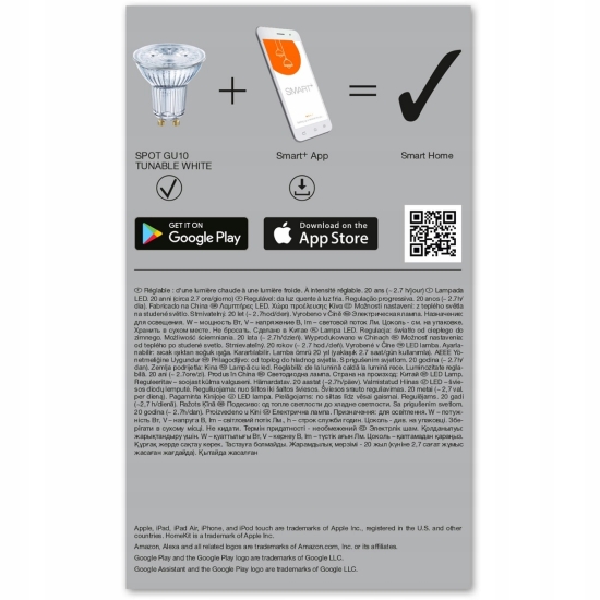 Żarówka Ledvance Smart + WiFi Spot 50 GU10 4.9W