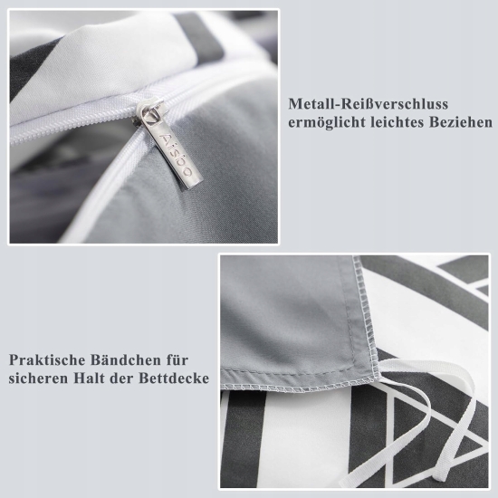 POŚCIEL 135x200 CM, NA PODUSZKI 80X80 CM AISBO MIKROFIBRA