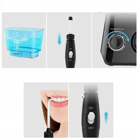 Irygator do jamy ustnej TUREWELL FC162 STACJONARNY 600 ML