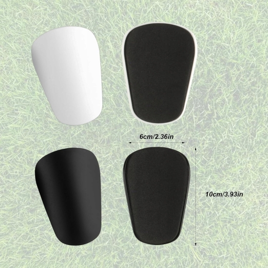 2 pary Ochraniacze na goleń OCHRANIACZE PIŁKARSKIE MINI Białe i czarne