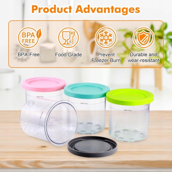 HEJO POJEMNIKI NA LODY DO NINJA CREAMI DELUXE NC300UK 470 ML