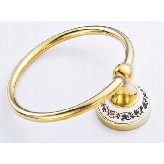 DRELD Vintage, stalowy pierścień na ręczniki