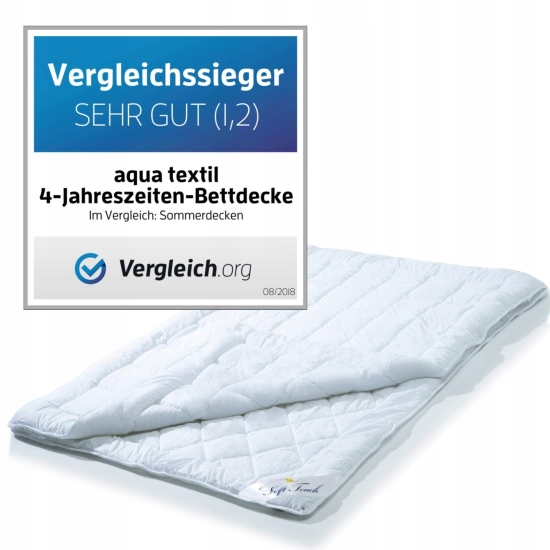 Aqua-textil Soft Touch kołdra 155x200 anty alergia