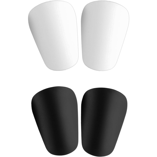 2 pary Ochraniacze na goleń OCHRANIACZE PIŁKARSKIE MINI Białe i czarne