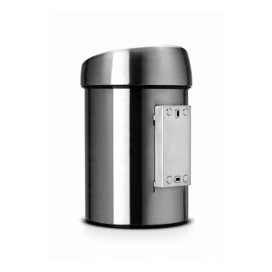 Kosz na śmieci stal nierdzewna Brabantia 3l srebrny