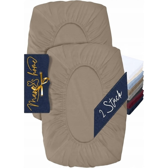 E8687 Marie's Home Zestaw 2 poszewek na poduszkę pod szyję 30-35 x 45-50 cm