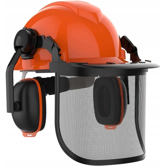 Kask ochronny dla drwali ogrodników cukuguard