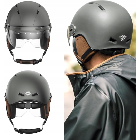 Kask ochronny CASR w kolorze szarym, rozmiar M