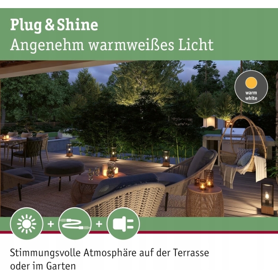 Paulmann Słupek ogrodowy Venea IP44 60cm IP44 - drewno