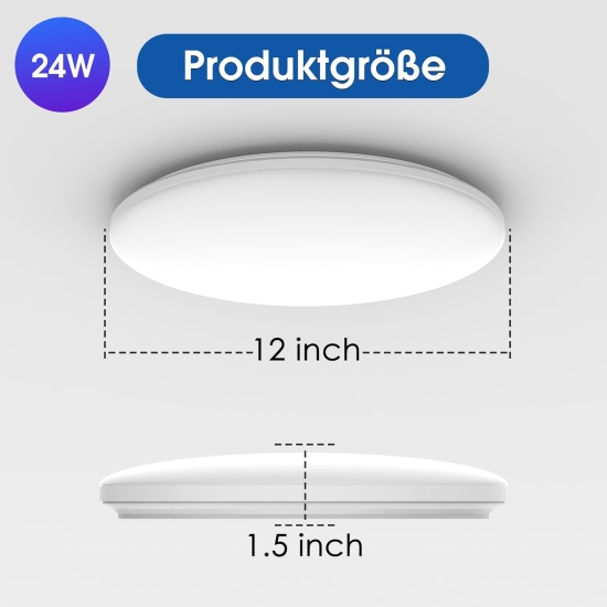 Plafon KingMile 10 biały