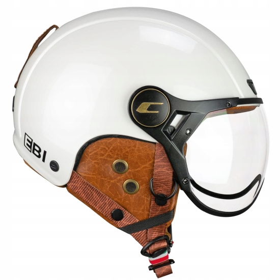 CGM EBI Unisex kask narciarski dla dorosłych, perłowo-biały, M (57-58 cm)