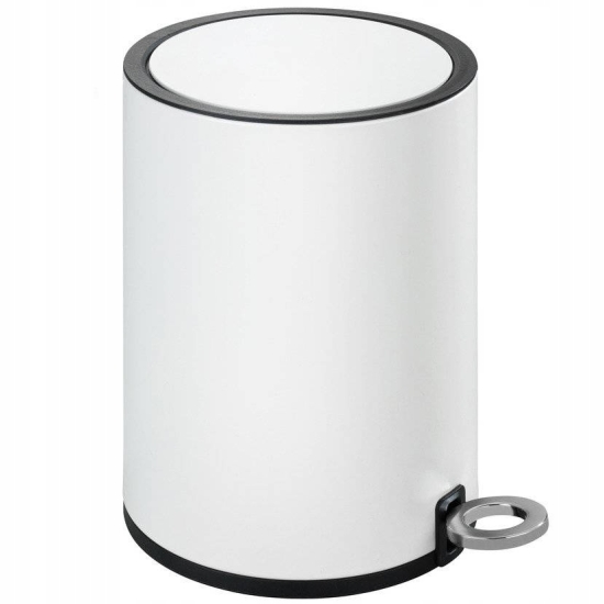 Kosz łazienkowy metal Wenko 3l biały