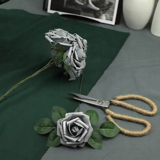 N&T NIETING Sztuczne kwiaty Róże 25 kwiatów dekoracyjnych