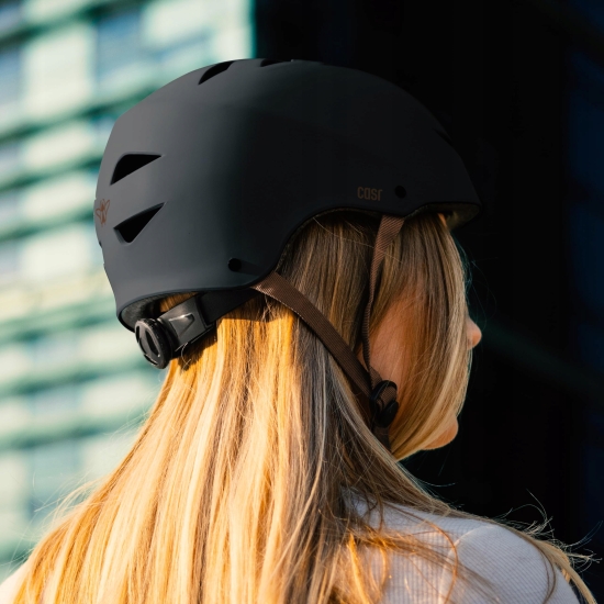 Casr Klasyczny kask ochronny czarny dla dorosłych L 58-61cm