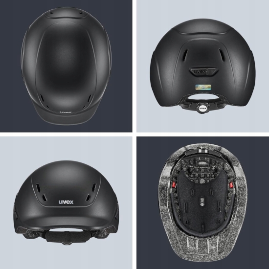 UVEX, Kask KIDOXX matowy, 49-54 cm czarny